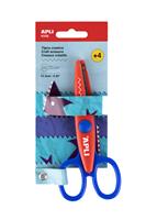 Olló, kreatív, cikkcakk, APLI Kids 