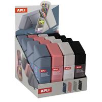 Tolltartó, display, cipzáras, szilikon, asztali rendezővé alakítható, APLI 