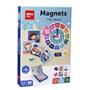 Mágneses készségfejlesztő készlet, 96 db, APLI Kids "Magnets", az órák