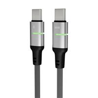 Töltőkábel, USB-C - USB-C, 60W, 2 m, AVAX 