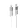 Töltőkábel, USB-A - lightning (Apple), 27W, 1 m, AVAX 