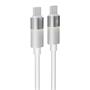 Töltőkábel, USB-C - USB-C, 60W, 1 m, AVAX 