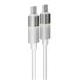 Töltőkábel, USB-C - USB-C, 60W, 1 m, AVAX 