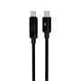 Töltőkábel, USB-C - USB-C, 60W, 1 m, AVAX "CB654 Pulsey", szürke