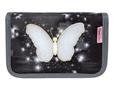 Tolltartó, klapnis, cipzáras, BELMIL "Amazing Butterfly", fekete, pillangó
