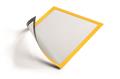 Infokeret, A4, mágneses, DURABLE "DURAFRAME® MAGNETIC", sárga