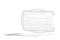 Azonosítókártya-tartó, 2 kártyához, nyitott, DURABLE, áttetsző