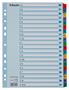 Regiszter, karton, A4, A-Z, ESSELTE "Mylar"