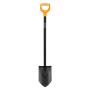 Ásó, hegyes, FISKARS "Solid", fekete