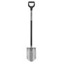 Ásó, hegyes, FISKARS "Ergonomic™", szürke