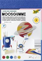 Moosgumi, öntapadó, csillámos, 20x29 cm, 5 lap, FOLIA 