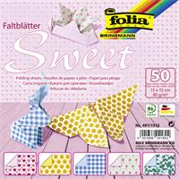 Origami papír, 15x15 cm, 80 g, 50 lap, FOLIA 