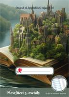 Olvasónapló, tűzött, A5, 32 lap, 3. osztály, ICO 