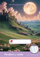 Olvasónapló, tűzött, A5, 32 lap, 3. osztály, ICO 