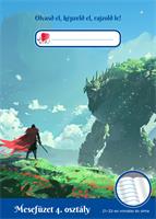 Olvasónapló, tűzött, A5, 32 lap, 4. osztály, ICO 