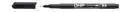 Alkoholos marker, OHP, 0,3 mm, S, ICO, fekete