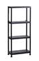 Polcrendszer, 4 polccal, 60 cm, KETER "Plus Shelf"