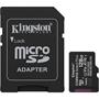 Memóriakártya, microSDXC, 128GB, C10/UHS-I/U1/V10/A1, Gen3, adapter, KINGSTON "Canvas Select Plus"