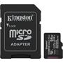 Memóriakártya, microSDXC, 64GB, C10/UHS-I/U1/V10/A1, Gen3, adapter, KINGSTON "Canvas Select Plus"