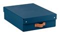 Tárolódoboz, M méret, alacsony, LEITZ "Puro", óceánkék