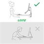 Monitor- és laptoptartó-kar, LEITZ 
