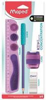 Írószer készlet, 4 darabos, MAPED 