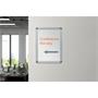 Posztertábla, fali, A4 méret, alumínium keret, NOBO 