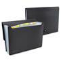 Harmonikamappa, A4, PP, 13 rekeszes, RAPESCO "Eco GRS Recycled", matt fekete