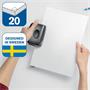 Lyukasztó, kétlyukú, újrahasznosított, 20 lap, RAPID 
