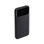 Power bank, beépített kábellel, 10.000mAh, RIVACASE "VA2211", fekete