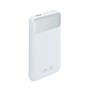 Power bank, beépített kábellel, 10.000mAh, RIVACASE "VA2211", fehér