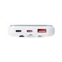 Power bank, beépített kábellel, 10.000mAh, RIVACASE 