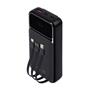 Power bank, beépített kábellel, 20.000mAh, RIVACASE 