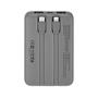 Power bank, beépített kábellel, 10.000mAh, RIVACASE 