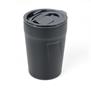 Termoszbögre, 300 ml, rozsdamentes acél, TROIKA "Cup-uccino", fekete