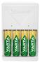 Elemtöltő, AA/AAA, 4x2100 mAh AA, VARTA 