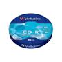 CD-R lemez, 700MB, 52x, 10 db, zsugor csomagolás, VERBATIM "DataLife"