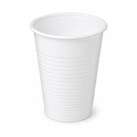 Műanyag pohár, 3 dl, 50 db, fehér