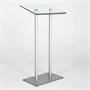Előadói pulpitus, üveg fedlap, 111 cm