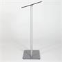 Előadói pulpitus, üveg fedlap, 111 cm